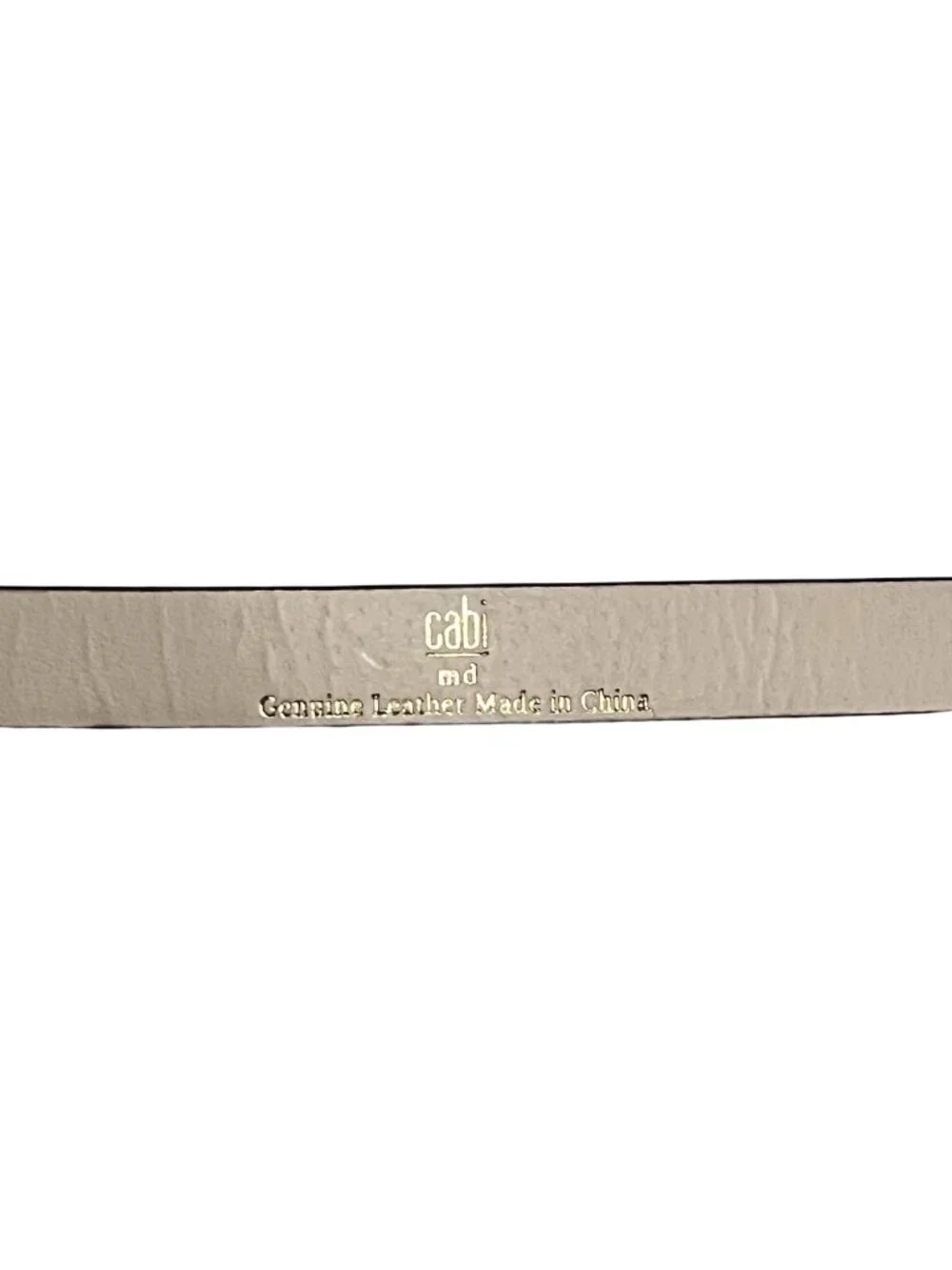 Cabi Genuine Leather Women's Zebra Printed Pony Hair Belt Size Medium